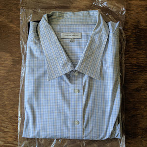 Joseph Abboud 22 34/35 Men’s Dress Shirt Plaid